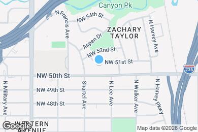 Map image of the property - 708 NW 51st St