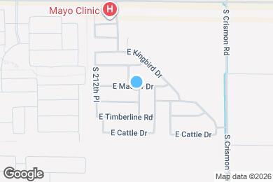 Map image of the property - 21357 E Macaw Dr