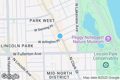 Map image of the property - 506 W Arlington Pl