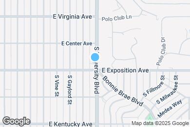 Map image of the property - 675 S University Blvd