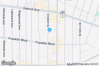 Map image of the property - 1497 Coutant Ave
