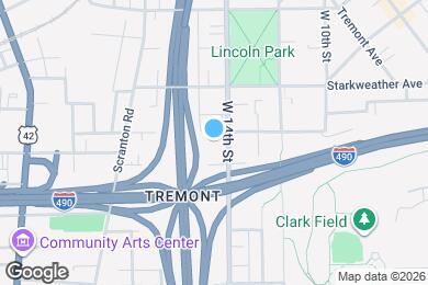 Map image of the property - 1409 Auburn Ave