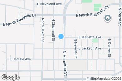 Map image of the property - 2521 N Hamilton St