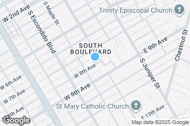 Map image of the property - 118 W 8th Ave