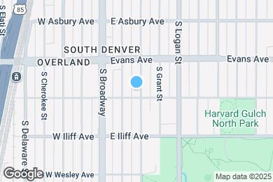 Map image of the property - 2191 S Sherman St