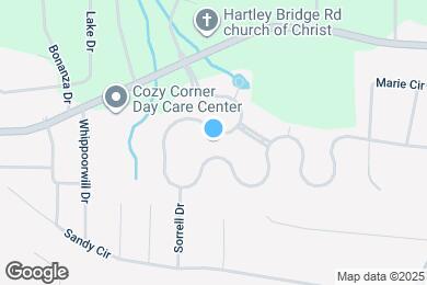 Map image of the property - 3505 Bridgewood Dr
