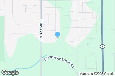 Map image of the property - 4821 85th Ave NE