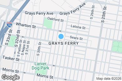 Map image of the property - 1343 S Newkirk St