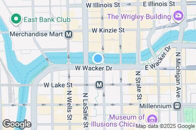 Map image of the property - 112 W Wacker Dr