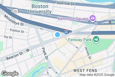 Map image of the property - 835 Beacon St