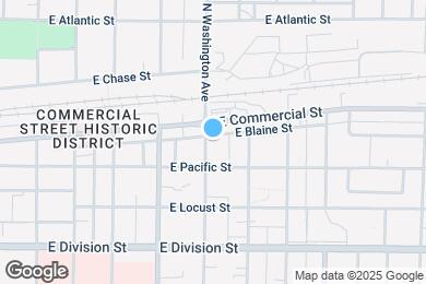 Map image of the property - 1724 N Washington Ave