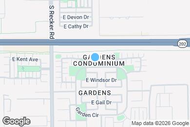 Map image of the property - 4173 E Jasper Dr