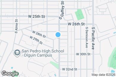 Map image of the property - 2793 S Gaffey St