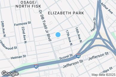 Map image of the property - 1722 Knowles St