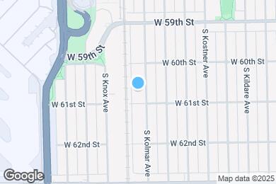 Map image of the property - 6042 S Kolmar Ave