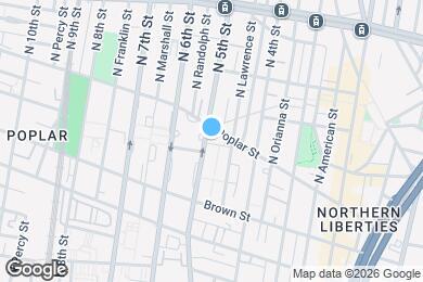 Map image of the property - 869 N 5th St