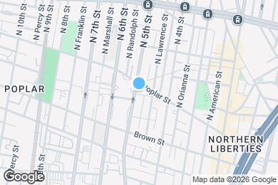 Map image of the property - 871 N 5th St