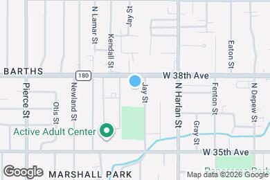Map image of the property - 6228 W 38th Ave