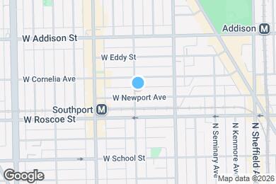 Map image of the property - 3433 N Lakewood Ave