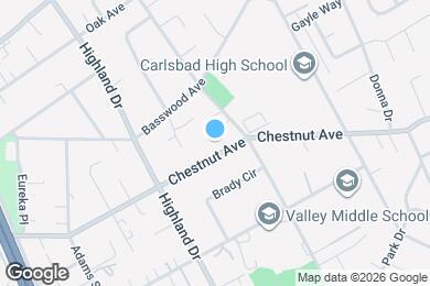 Map image of the property - 1604 Chestnut Ave