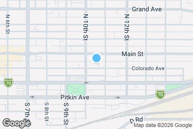 Map image of the property - 1034 Colorado Ave