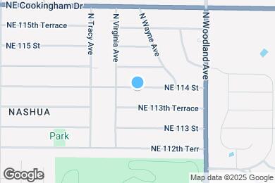 Map image of the property - 1401 NE 114 St