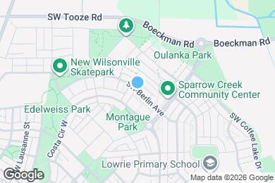 Map image of the property - 11166 SW Berlin Ave