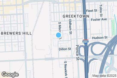 Map image of the property - 882 S Macon St