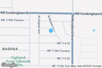 Map image of the property - 1412 NE 114th Terrace
