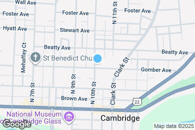 Map image of the property - 1001 Gomber Ave