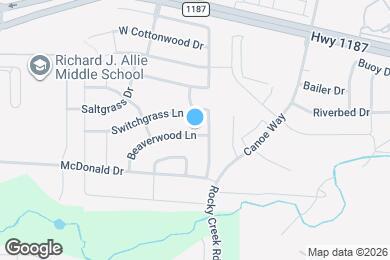 Map image of the property - 1108 Beaverwood Ln