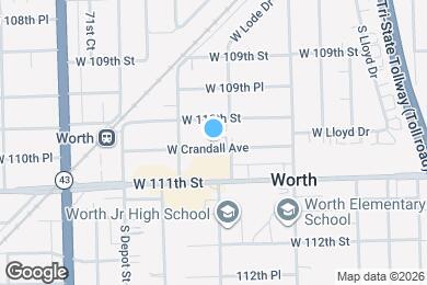 Map image of the property - 6920 W Crandall Ave