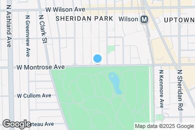 Map image of the property - 1258 W Montrose Ave