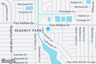 Map image of the property - 9900 Lakeside Ln
