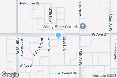 Map image of the property - 3824 W Ave J 12