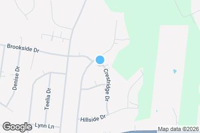 Map image of the property - 307 Crestridge Dr