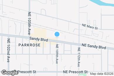 Map image of the property - 10825 NE Sandy Blvd