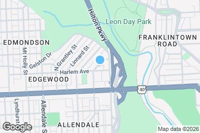 Map image of the property - 709 Denison St