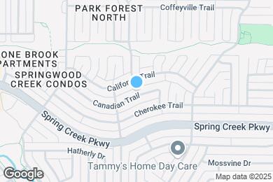 Map image of the property - 1523 Canadian Trail