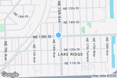 Map image of the property - 1239 NE 15th Ave