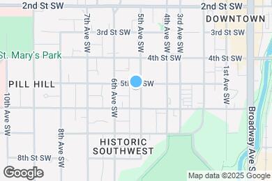 Map image of the property - 5th on 5th Apartments