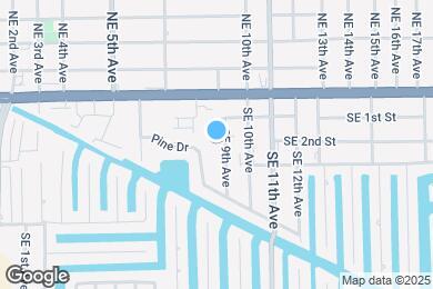 Map image of the property - 221 SE 9th Ave