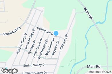 Map image of the property - 3345 Deerbrook Dr