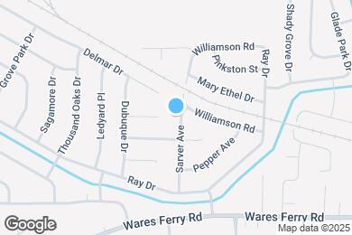 Map image of the property - 651 Sarver Ave