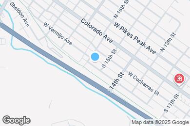 Map image of the property - 1512 W Vermijo St