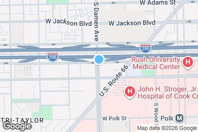 Map image of the property - 521 S Damen Ave