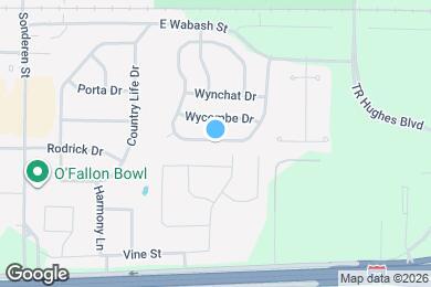 Map image of the property - 246 Wabash Woods Way