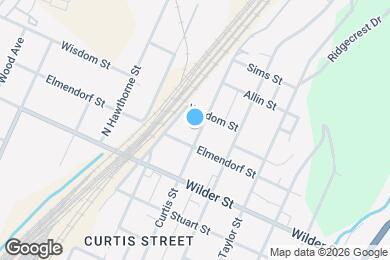 Map image of the property - 3207 Curtis St