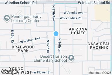 Map image of the property - 3623 N 87th Ave