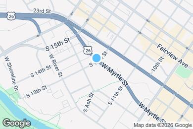 Map image of the property - 406 S 13th St